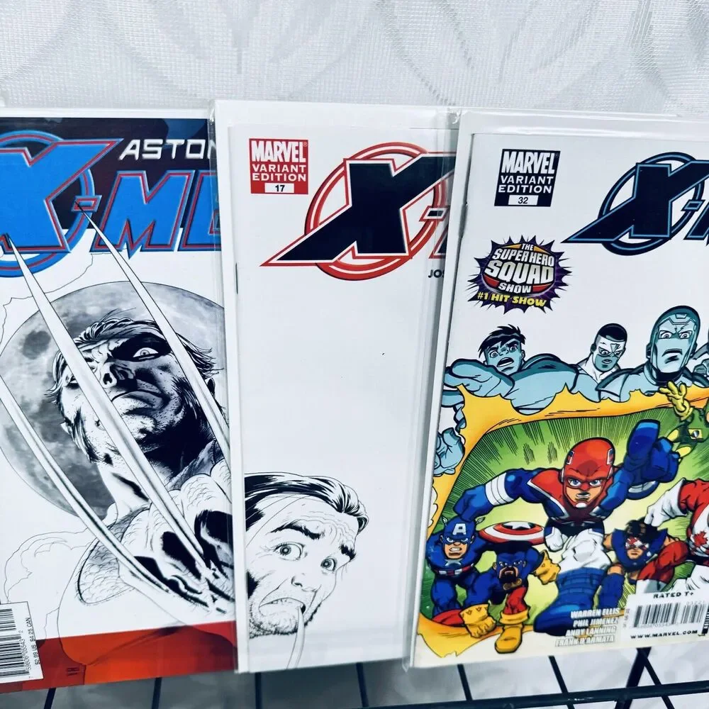 Astonishing X-Men 7 8 10 17 21-24 51 Variant Lot Super Hero Squad Sketch Key 1st